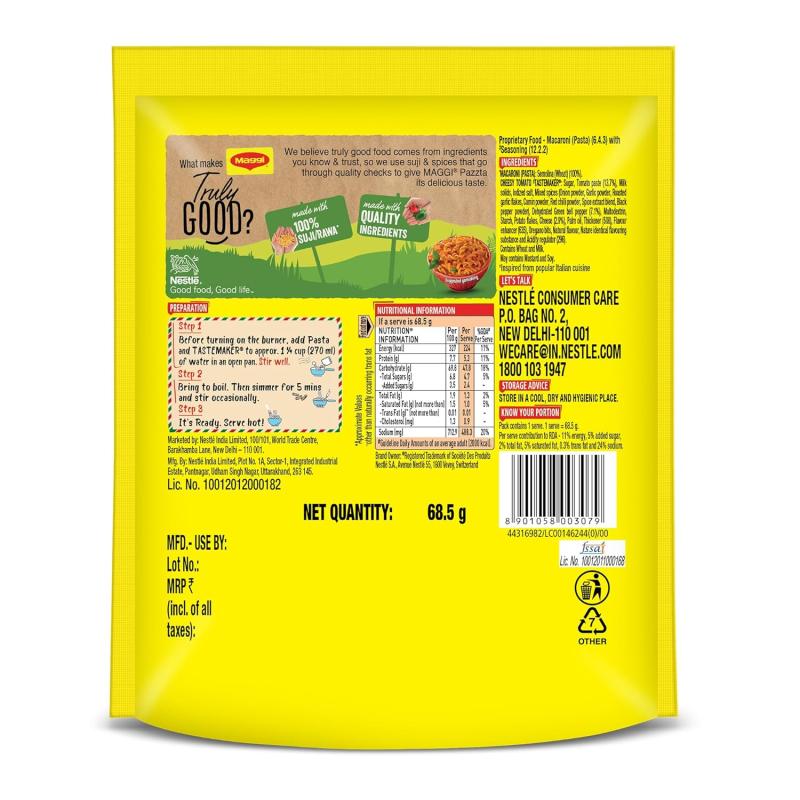 Maggi Pazzta Cheesy Tomato Twist - 75 g