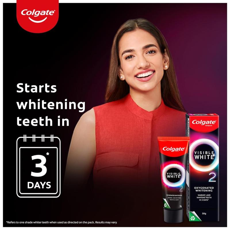 Colgate Visible White O2 Toothpaste - 50 g