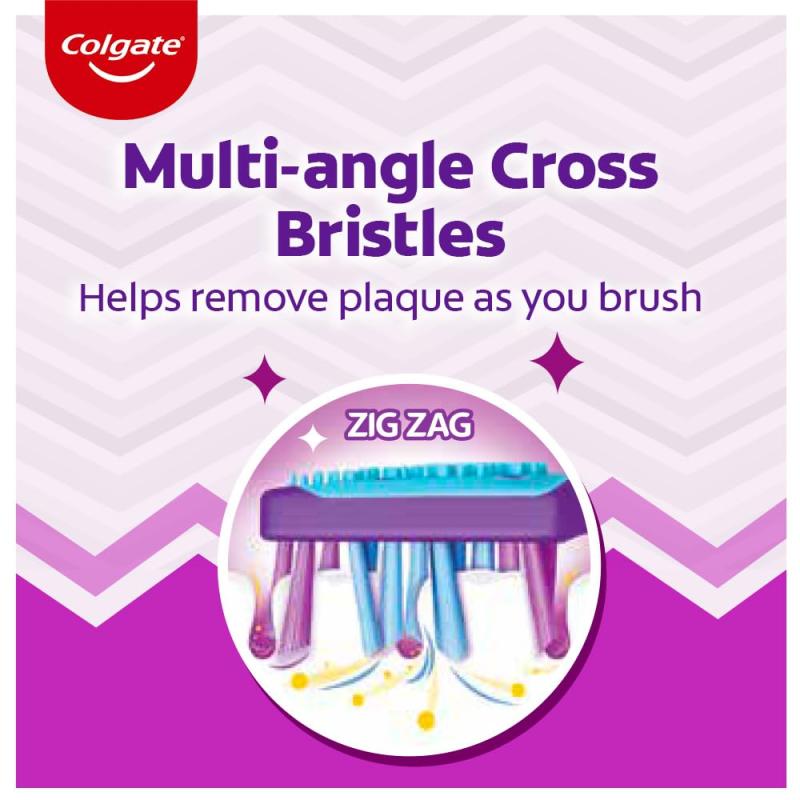 Colgate Zig Zag Tooth Brush (Soft) - 1 set (6 pcs)