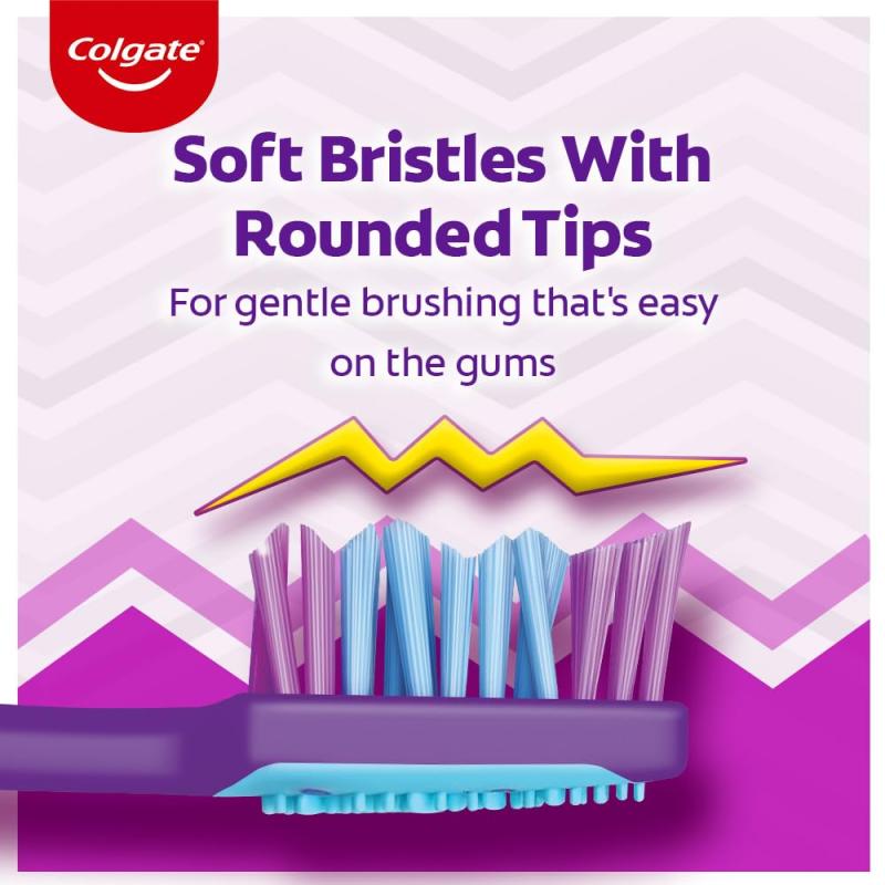 Colgate Zig Zag Tooth Brush (Soft) - 1 set (6 pcs)