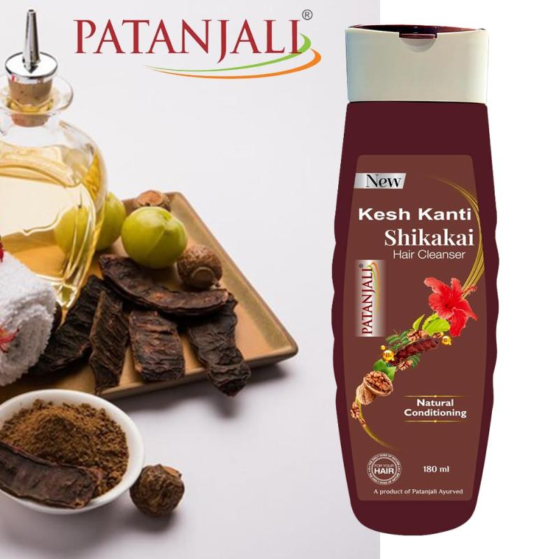 Patanjali Kesh Kanti Shikakai Hair Cleanser - 180 ml