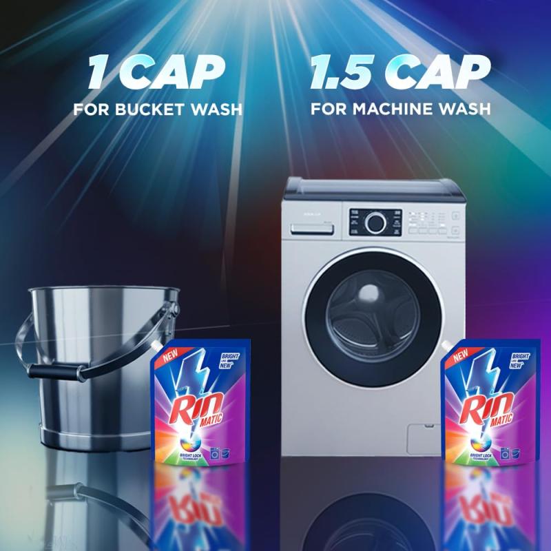 Rin Matic Liquid Detergent - Front Load - 2 L