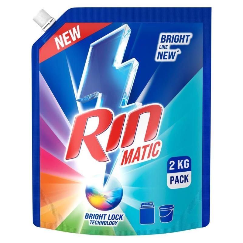 Rin Matic Liquid Detergent - Top Load - 2 L