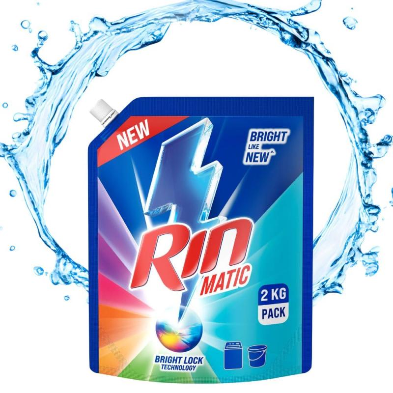 Rin Matic Liquid Detergent - Top Load - 2 L