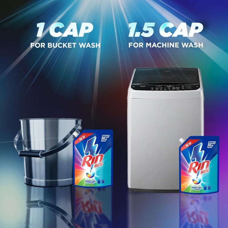 Rin Matic Liquid Detergent - Top Load - 2 L